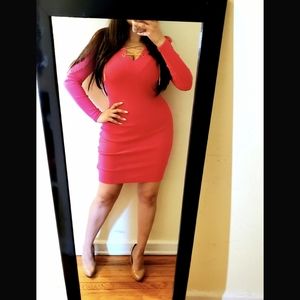 MICHAEL Michael Kors Lace Up Grommet Detail Dress